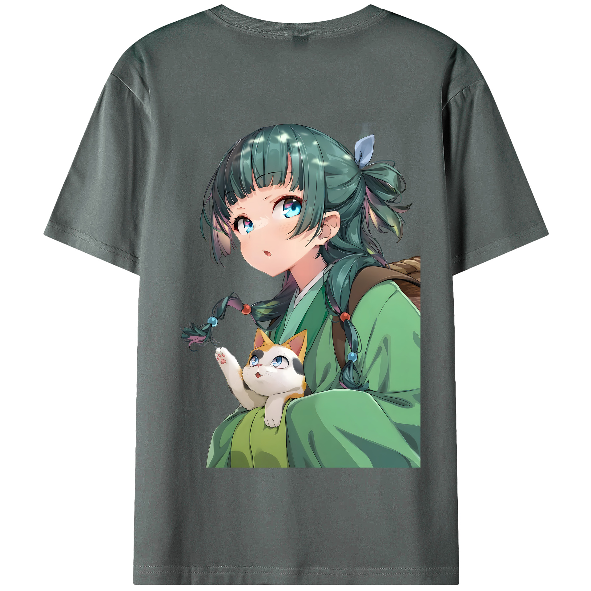 （画像用） 薬屋のひとりごと The Apothecary Diaries 綿100％半袖Tシャツ（背面プリント）